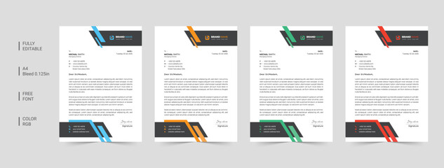 Corporate Business Letterhead  Pad Design