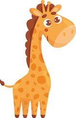 Fototapeta premium cute animal giraffe