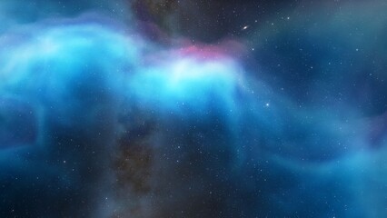 Obraz premium Space nebula, for use with projects on science, research, and education. Illustration 
