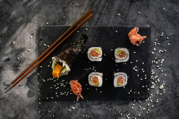 Japanese Sushi for restaurant advert 