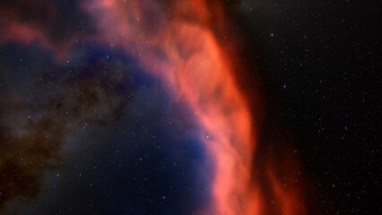 Fototapeta premium nebula gas cloud in deep outer space 