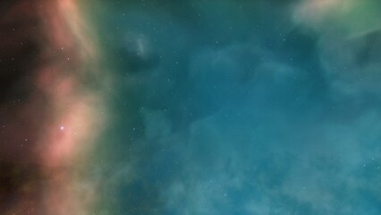 Space of night sky with cloud and stars
