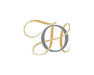 Letter O and H Logo Icon 001