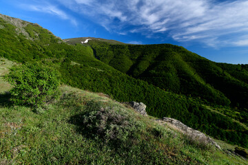 Mountain scenery of Mt. Varnous in Prespa National Park, Macedonia, Greece // Berglandschaft des Varnous im Prespa Natiuonalpark, Mazedonien, Griechenland