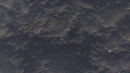 View of the 3d rendering realistic planet mars surface from space.