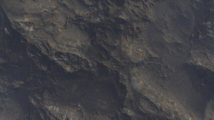 Fototapeta na wymiar View of the 3d rendering realistic planet mars surface from space.