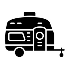 Caravan Glyph Icon