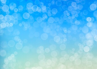 blue bokeh background