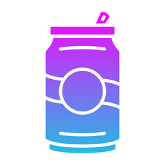 Can Glyph Gradient Icon