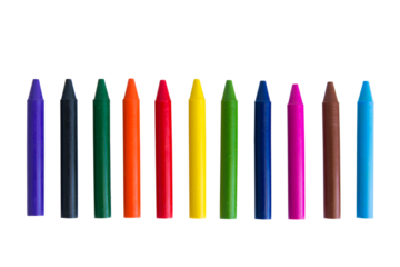 Wax crayons