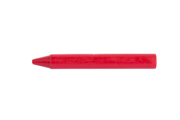 Red wax crayons