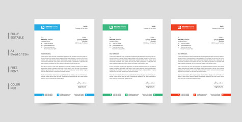 Corporate Business Letterhead  Pad Design