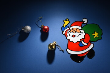 santa claus with a bag of gifts