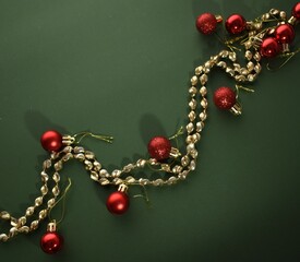 red and gold necklace