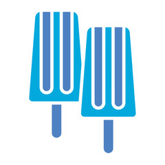 Ice Cream Glyph Two Color Icon