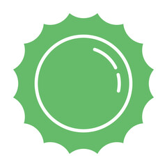 Sun Multicolor Glyph Icon