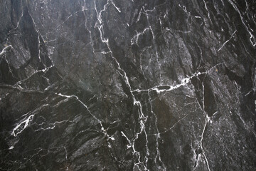 natural pattern black marble for black and white abstract background