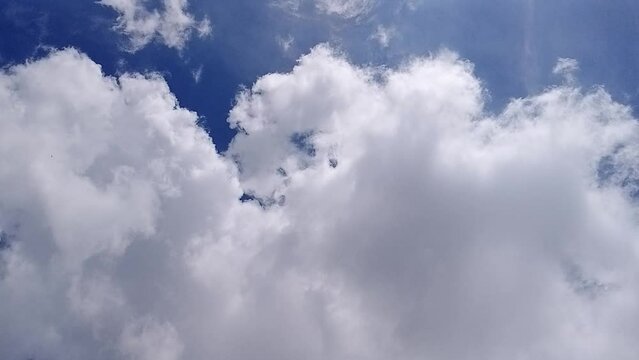 blue sky with clouds