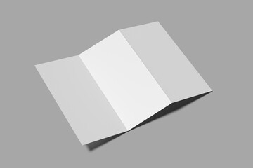 Single Blank Brochure Mock up