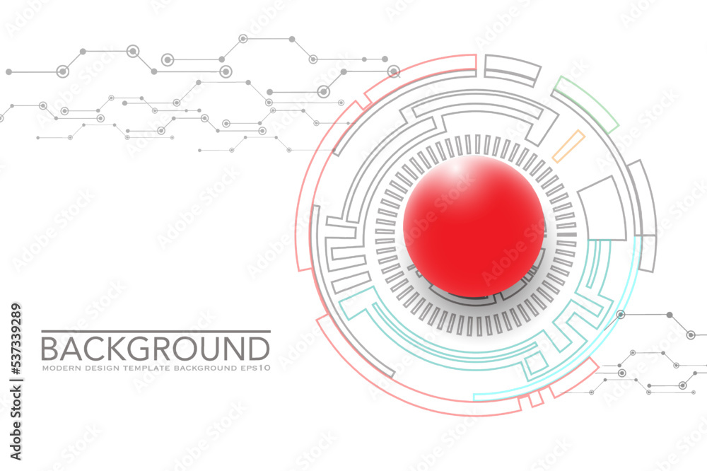Poster abstract vector scientific data future and technology background that can use for business presentat