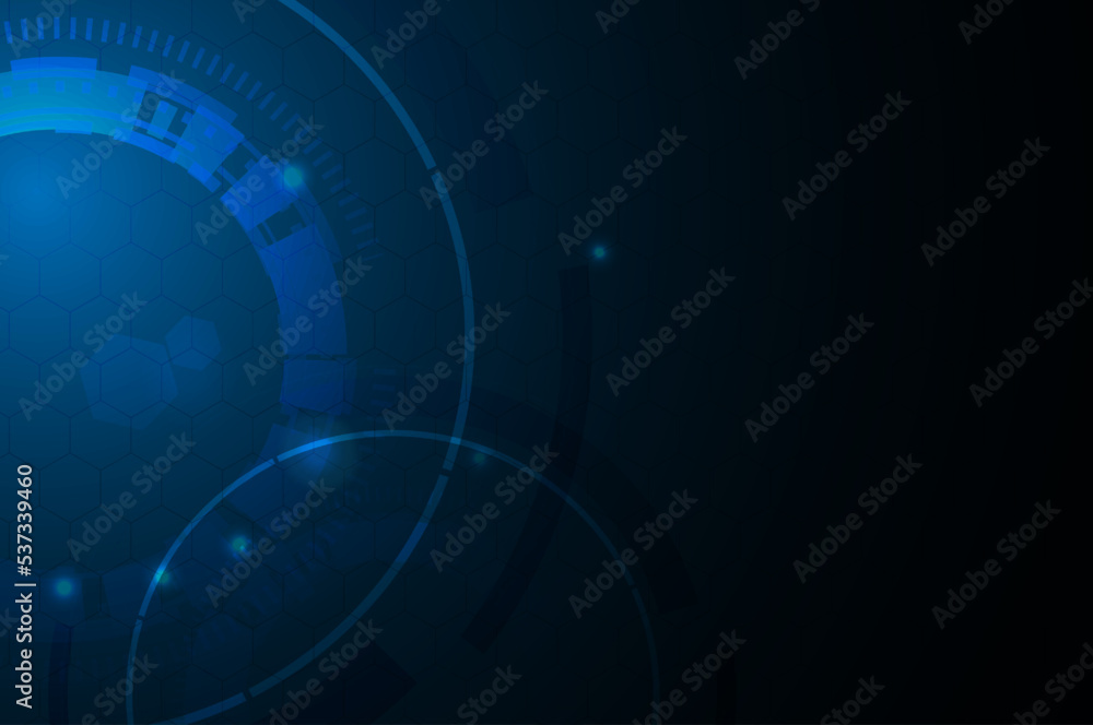 Poster abstract vector scientific data future and technology background that can use for business presentat