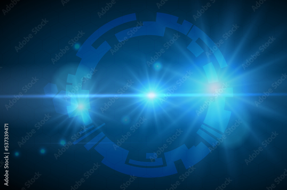 Poster abstract vector scientific data future and technology background that can use for business presentat