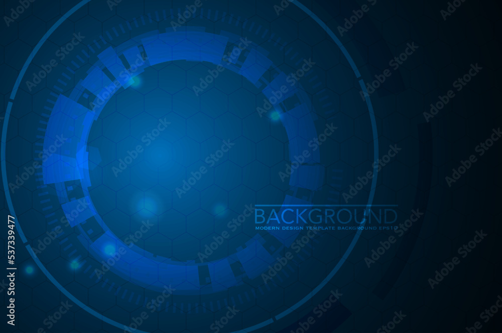 Poster abstract vector scientific data future and technology background that can use for business presentat