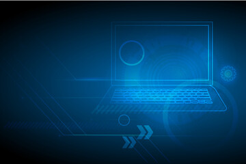 Abstract vector scientific data future and technology background that can use for business presentation. - Vector