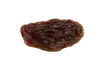 Raisins isolated on white background with clipping path .