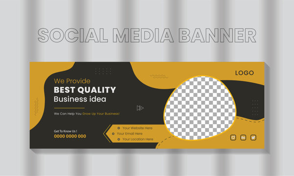 Modern Social Media banner and  post. Editable Vector template, Promotional digital marketing and internet ads,  Elegant sale, minimal  design.