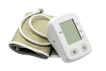 Sphygmomanometer, blood pressure monitors, isolated on white background