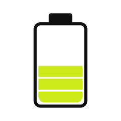 Battery charge status . Icon phone battery energy levels and power indicator. Recharge battery electricity . Accumulator smartphone load interface and progress bar generation