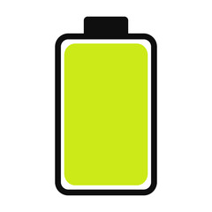 Battery charge status . Icon phone battery energy levels and power indicator. Recharge battery electricity . Accumulator smartphone load interface and progress bar generation