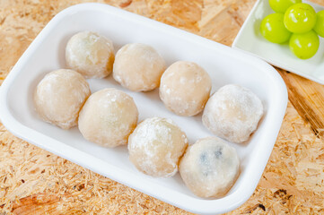 レンジで作ったフルーツ大福