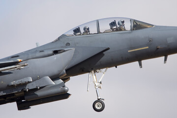 Cabina de avión de combate bipaza