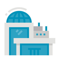 laboratory flat icon