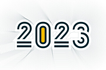 New year background of 2023