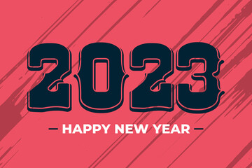 New year background of 2023