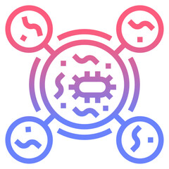 Transmission line gradient icon