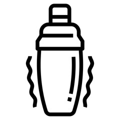 shaker Outline icon