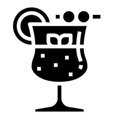 cocktail glyph icon