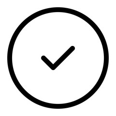 tick circle icon