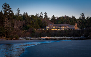 Obraz premium Kalaloch Lodge Sunset Light