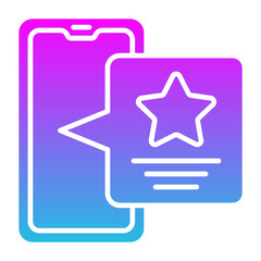 Favorite Glyph Gradient Icon