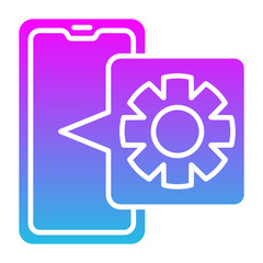 Setting Glyph Gradient Icon