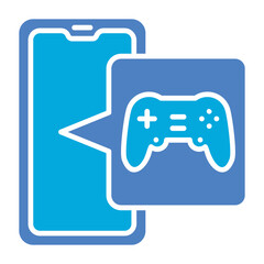 Game Glyph Two Color Icon