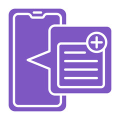 Note Multicolor Glyph Icon