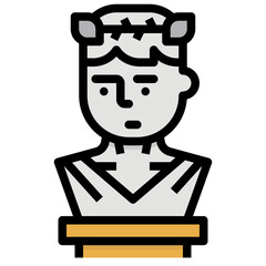 sculpture Filled Outline icon