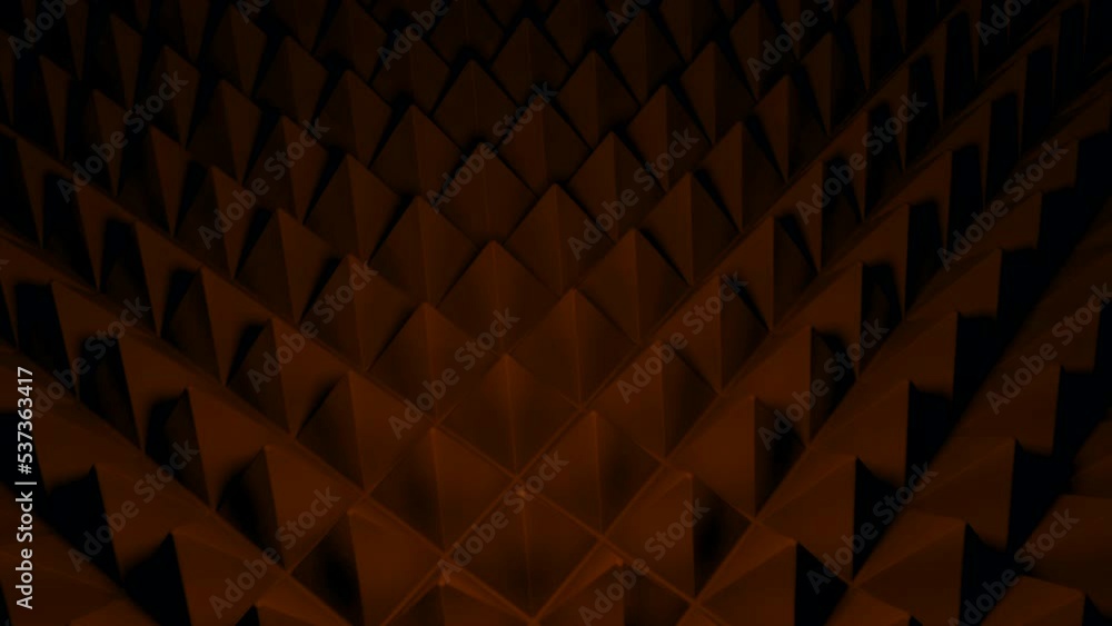 Poster abstract 3d background of geometric pyramid shapes. design. surface of 3d pyramids shapes.