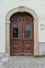 old wooden door	